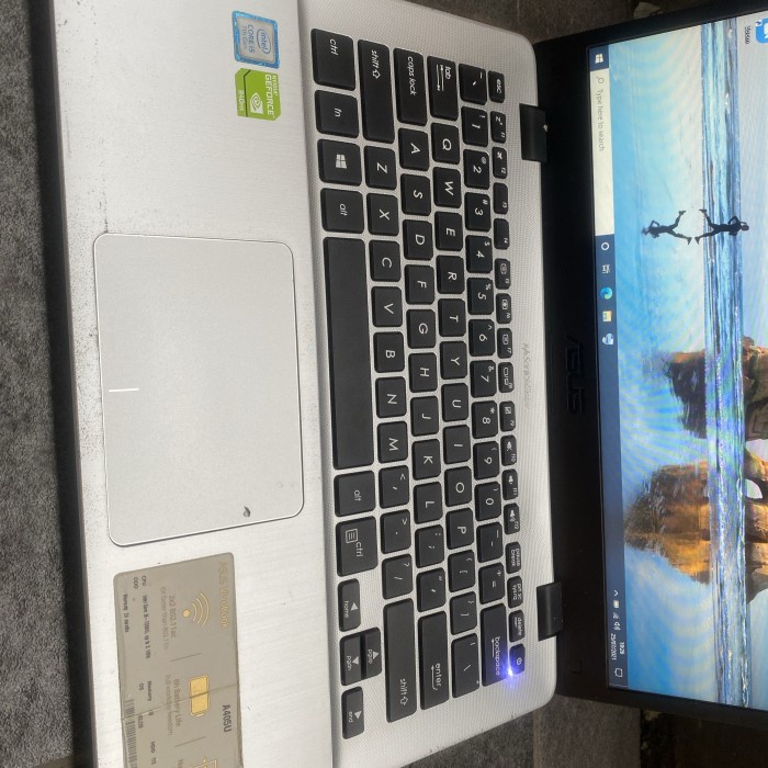 [Laptop / Notebook] Asus A405Uq I5 Gen7 Nvidia Laptop Bekas / Second