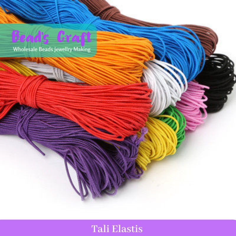 ✅ Tali Karet Gelang Elastis Super Kuat Tali Karet Membuat Gelang