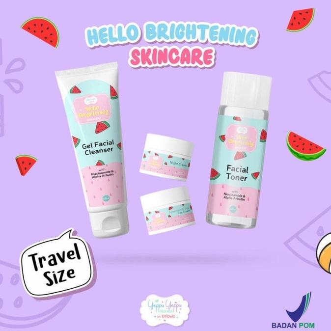 RESS RESMI Skincare Travel Size Yeppu Hello Brightening Acne Treatment