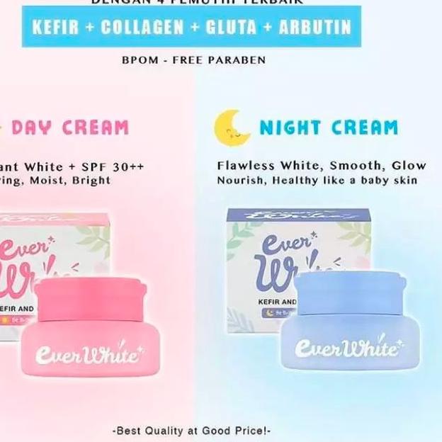 ✨TERBARU✨ Everwhite Brightening Soap Day Night Clay Mask Peel Off Axillary Cream Serum Essence Cica 