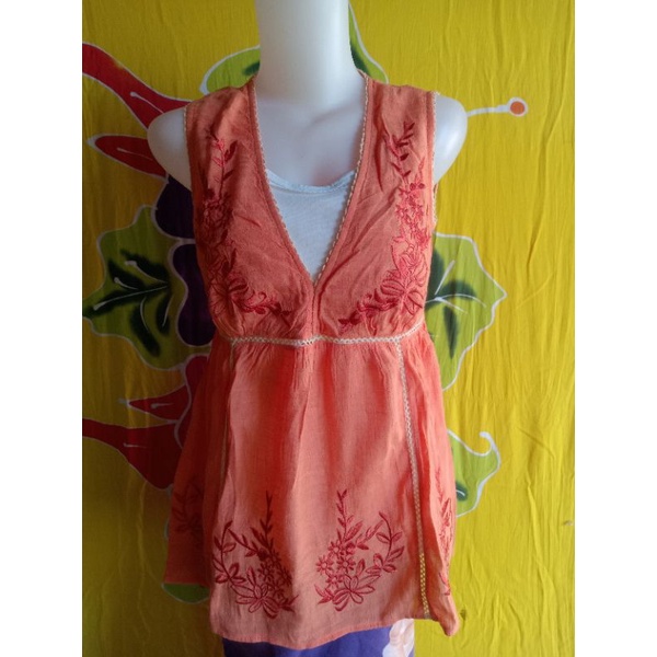 VEST BLOUSE WANITA BAJU ATASAN WANITA GAUL BAJU PRELOVED