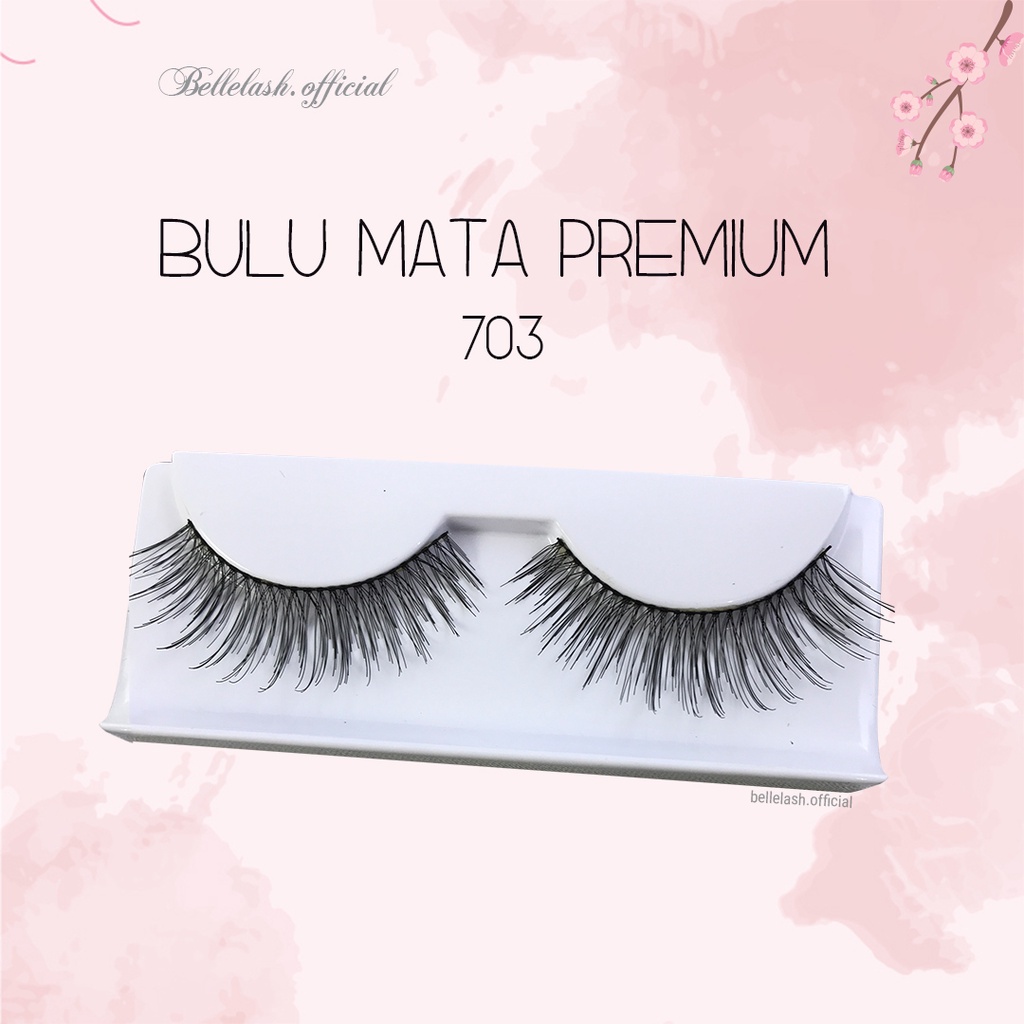 703 Bulu Mata Palsu Handmade Natural False Eyelash Eye Lashes Premium Series