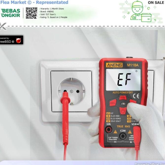 ANENG Digital Multimeter Voltage Tester - M118A