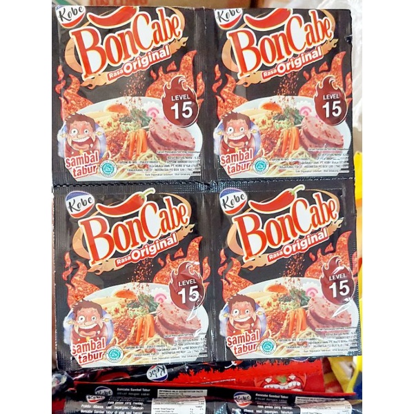 Bon Cabe Sambal Tabur ( ecer 1000 ) 4,5 gr x 12 pcs