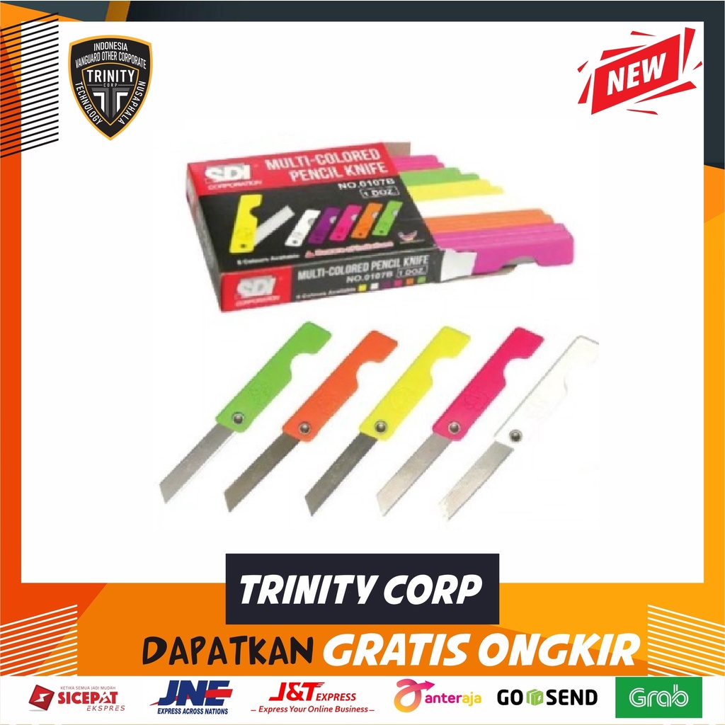 

Pemes / Pisau Lipat SDI Plastik 0107B Per Kotak