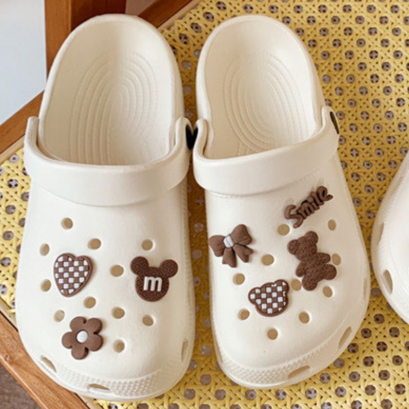 COD BAYAR DITEMPAT &gt;&gt;&gt; 23145 Sandal Wanita Sandal Kodok Import SMILE CRO
