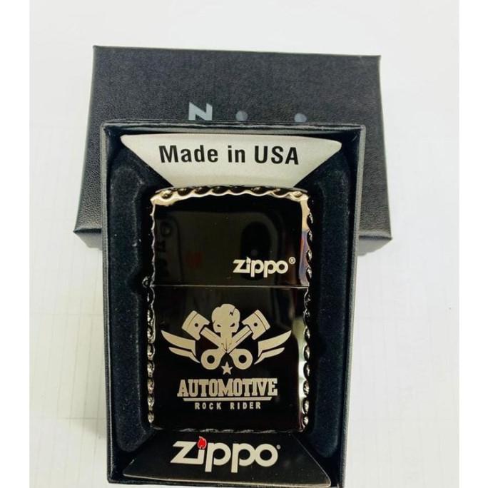 KOREK API ZIPPO BLACK ICE MOTIF KUDA ORIGINAL/ZIPPO UNIK/ZIPPO KEREN DSF684769G