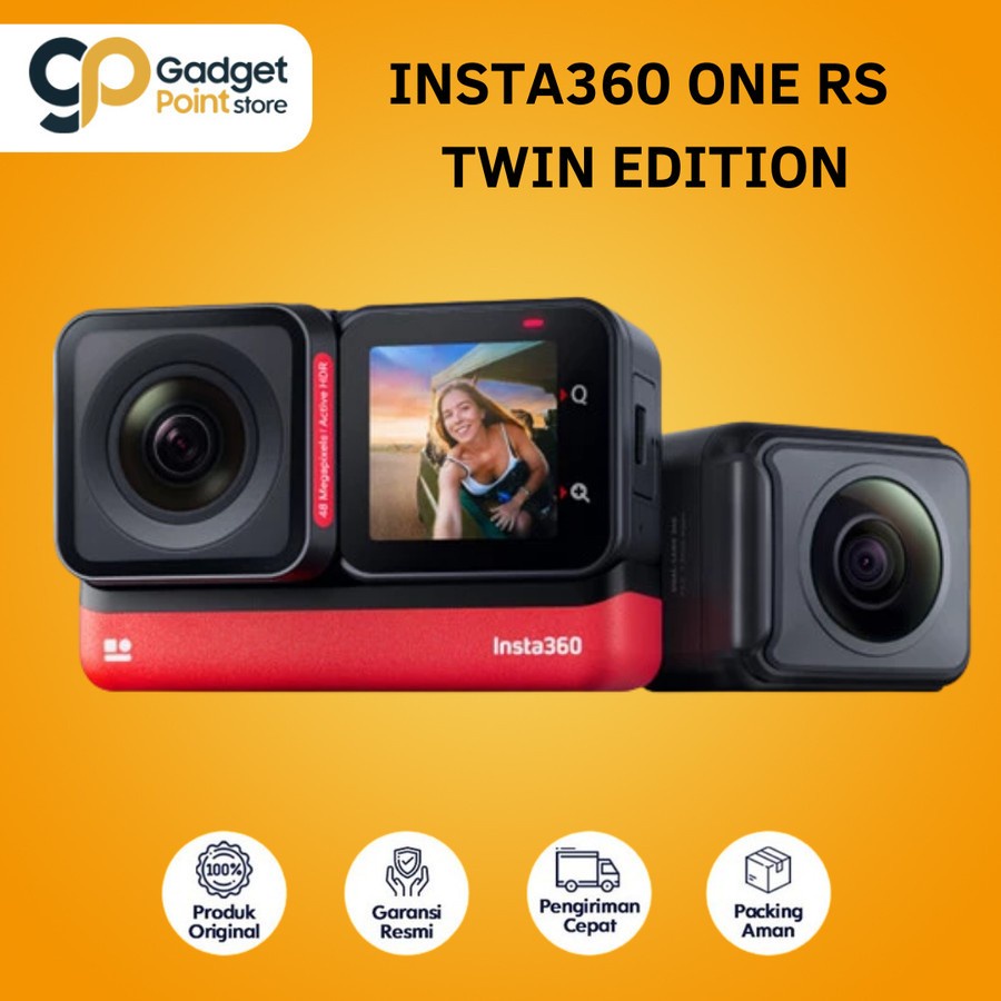 Insta360 ONE RS Twin Edition / Insta 360 Action Camera Garansi Resmi