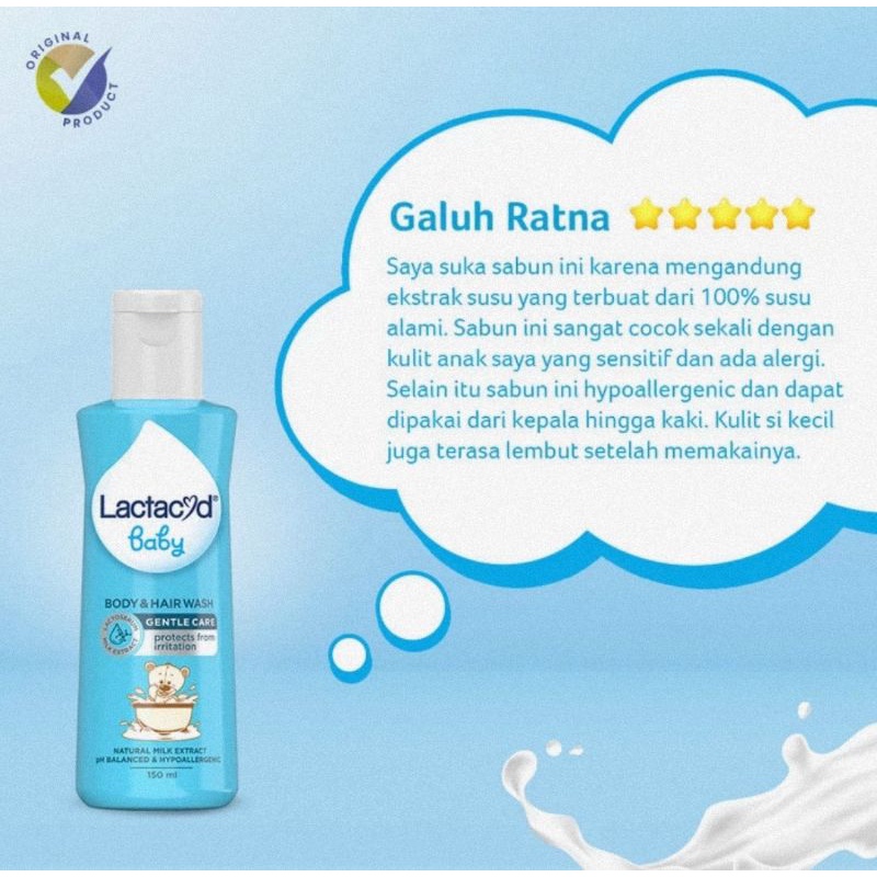 Lactacyd Baby Gentle Care 60 ml - Sabun Bayi Melindungi Dari Iritasi