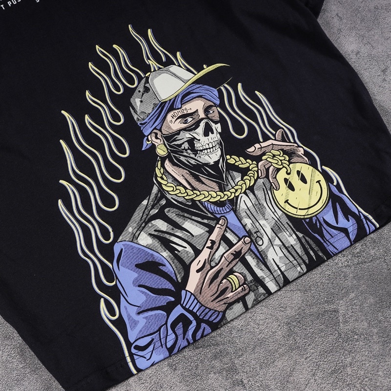 [N00992] T-shirt Oversized Distro Motif I DON'T GIVE A SH*T