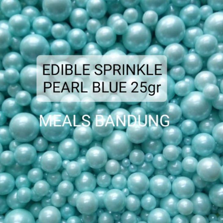 

KodePp6P0--Edible Sprinkle Mutiara Pearl Mix Blue 25gr