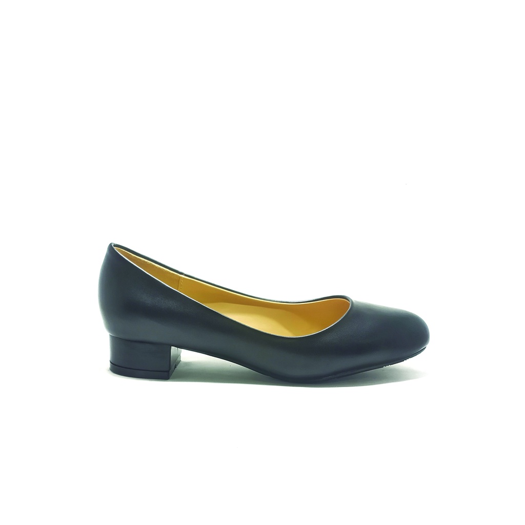 Workswell Sepatu Kerja Wanita Low Heels 3cm Kode SCOLL-3 Warna Hitam Dove.