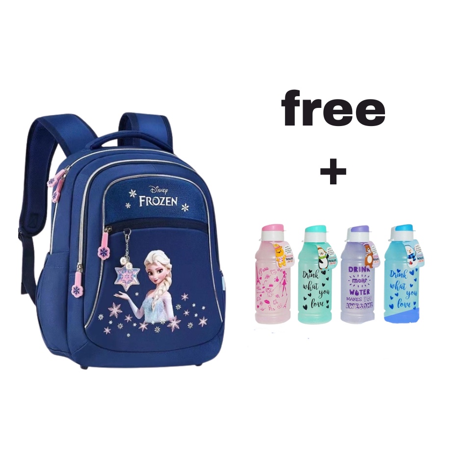 Tas Glossy SD TK Ransel Anak Sekolah Cewe Perempuan Kuda Unicorn Elsa Timbul LOL Prosen