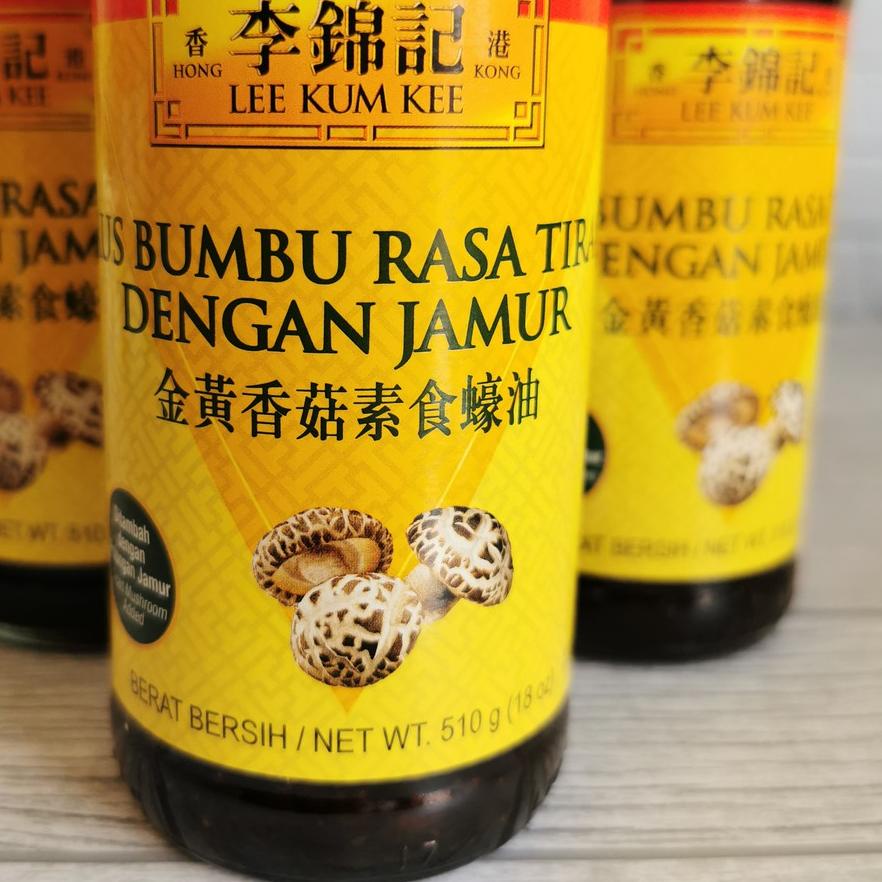 

Grosiran Murah Lee Kum Kee Vegetarian Vegan Oyster Sauce Saus Rasa Tiram Jamur 510gr