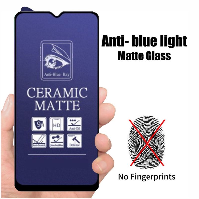 Tempered Glass Anti Blue Light Xiaomi Poco C3 C31 C40 F1 F2 F2 Pro F3 F3 GT F4 F4 GT M2 M2 Pro M3 M3 Pro M4 5G M4 Pro X3 X3 Nfc X3 Pro X4 Nfc X4 Pro Tempered Glass Ceramic Blue Anti Radiasi Full Layar