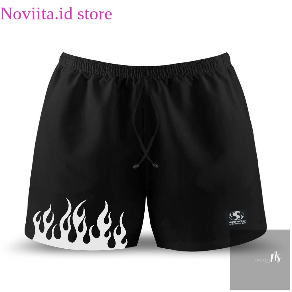 PROMO Surfinclo Boxer Black White Fire