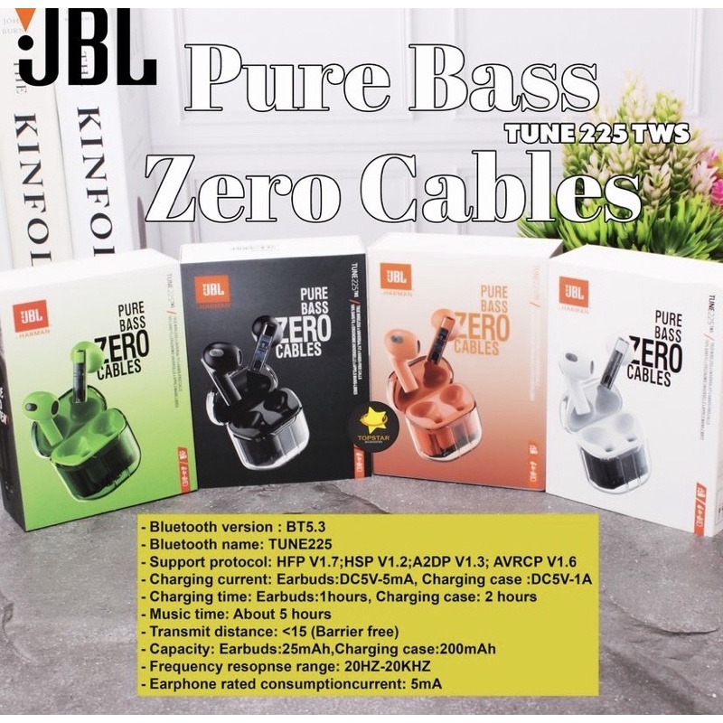 JBL Tune 225 TWS True Wireless Earbud