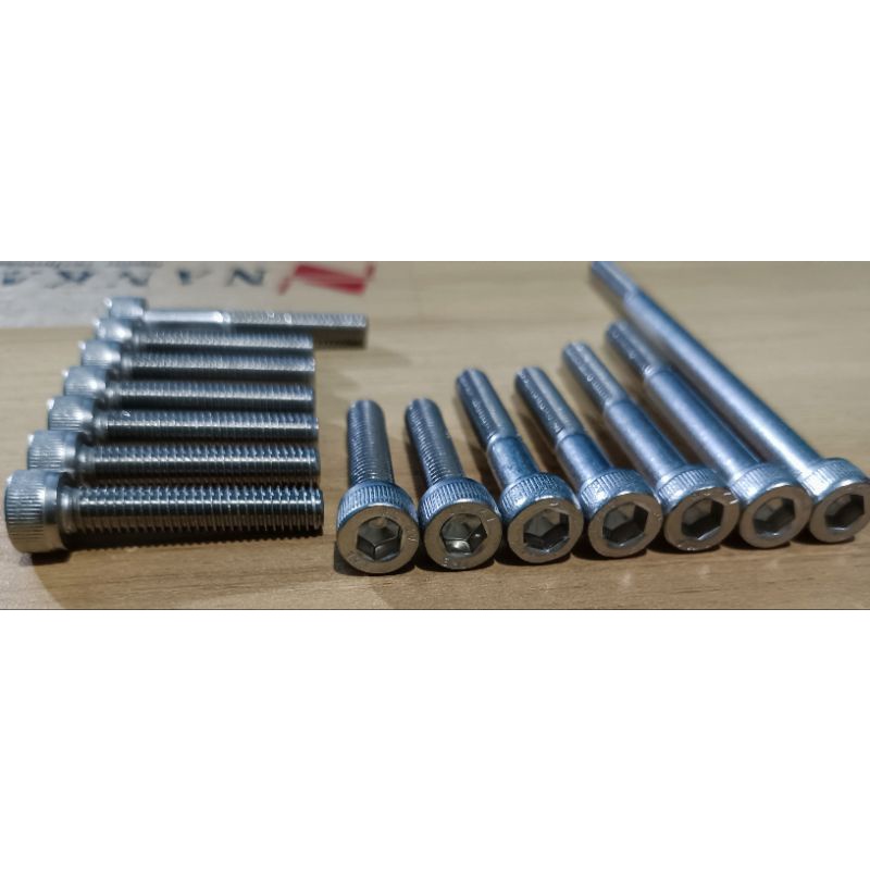 Baut Bak Kopling dan Magnet Yamaha Alfa Sigma Champ Kunci L Stainless 304