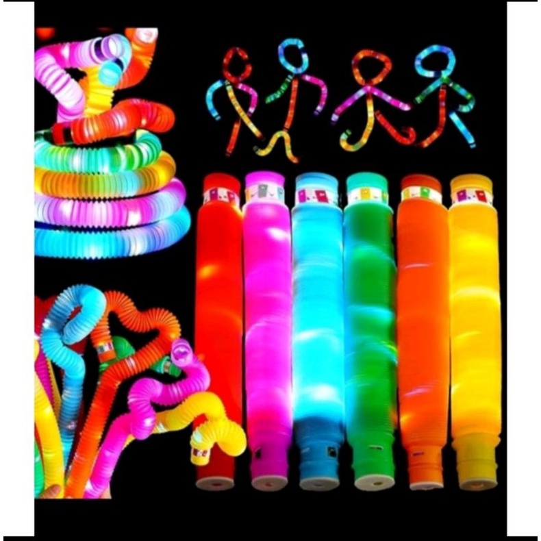 mainan pop tube light