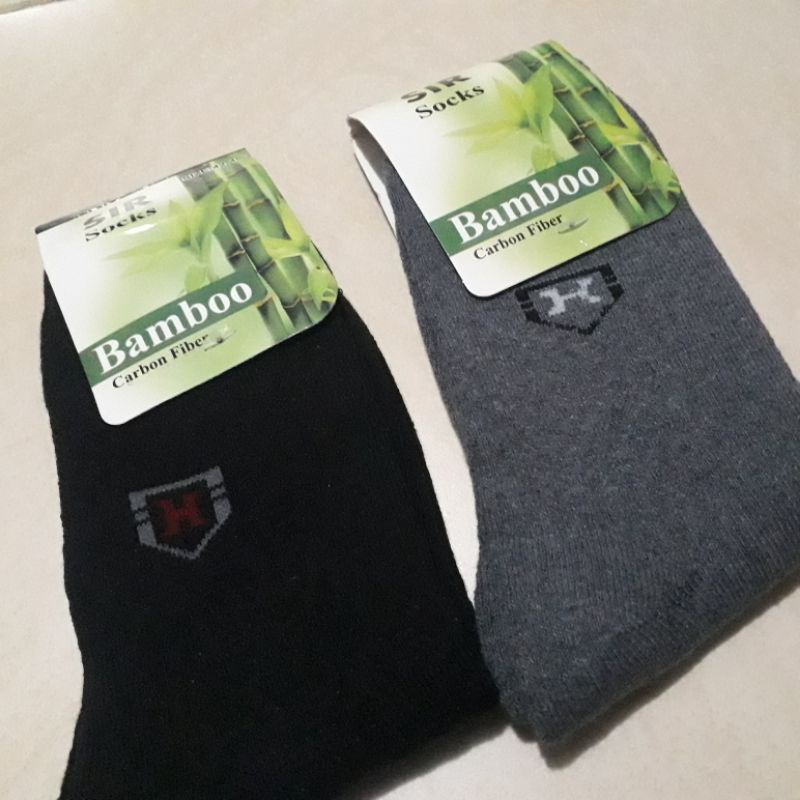 Kaos Kaki Kerja Pria Super Tebal Laki Laki Cowok Kantor Motif Kantoran Dewasa (Acak Merk Bamboo dll)