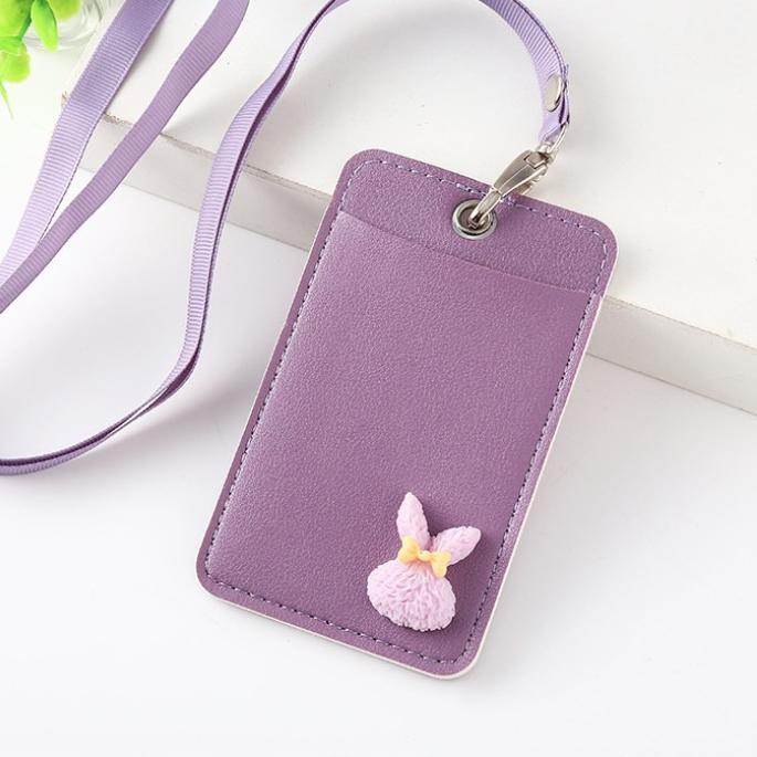 

BISA COD ✔️Tempat kartu eksklusif / ID card / Tag holder Dengan tali strap|SQ3