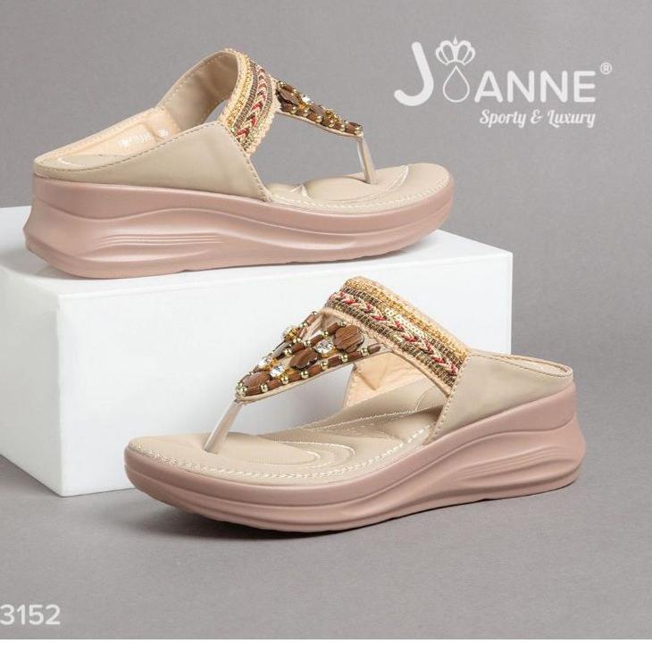 Segera Beli RESTOCK JOANNE Wedges Sandals JN3152 [ORIGINAL BRAND] Teroke