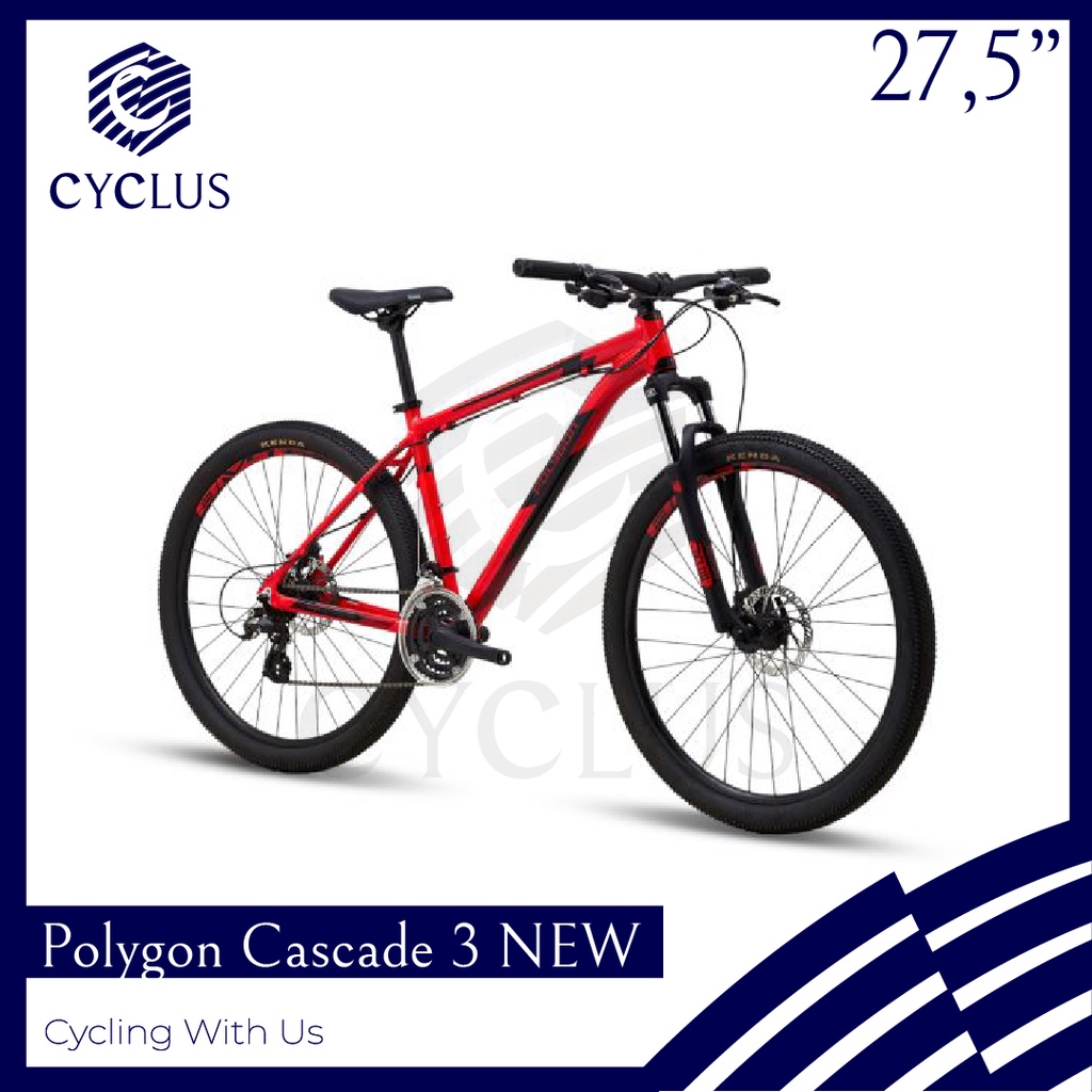 Sepeda Gunung MTB Polygon Cascade 3 Terbaru New 27,5 Inch Anak Dewasa Polygon