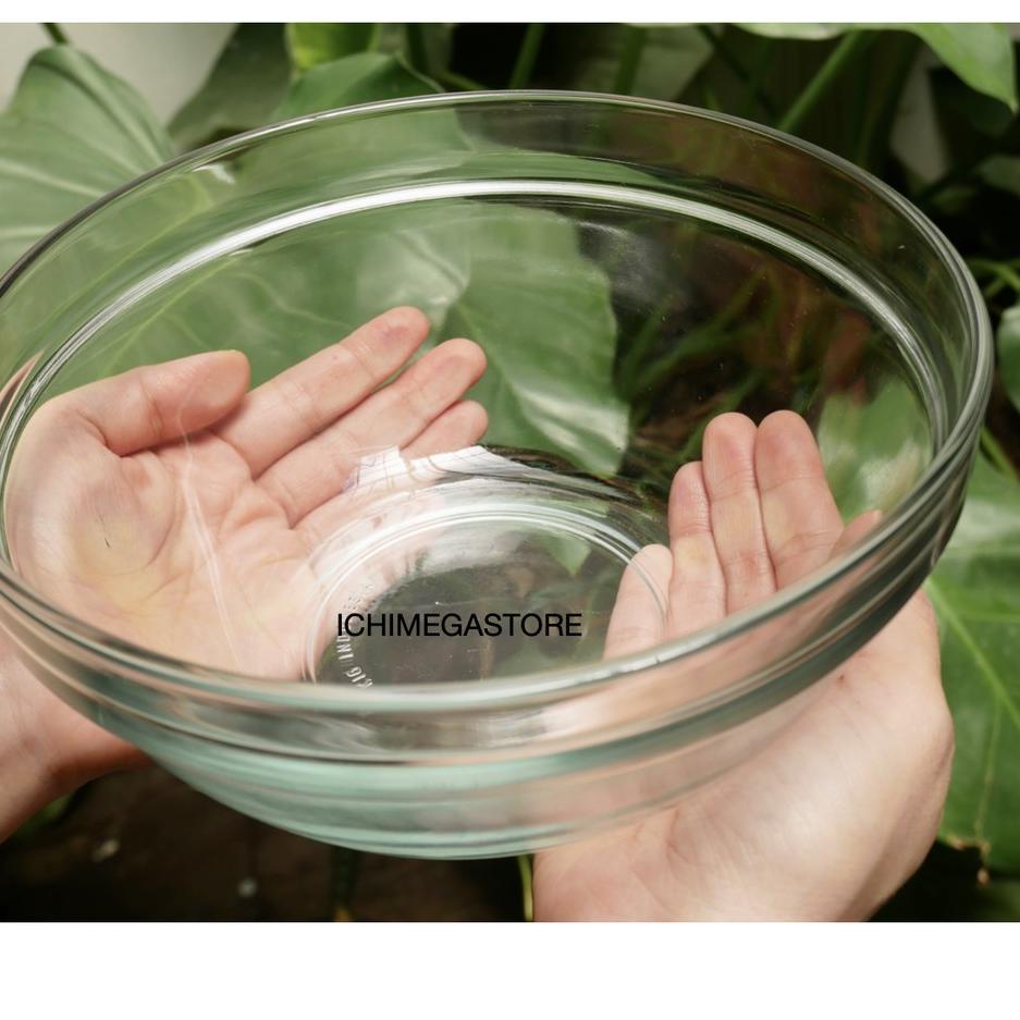 IUZJ ICHIMEGASTORE Mangkuk Sayur Kaca Besar KIG Diameter 20 cm Mangkok Sayur omnt14