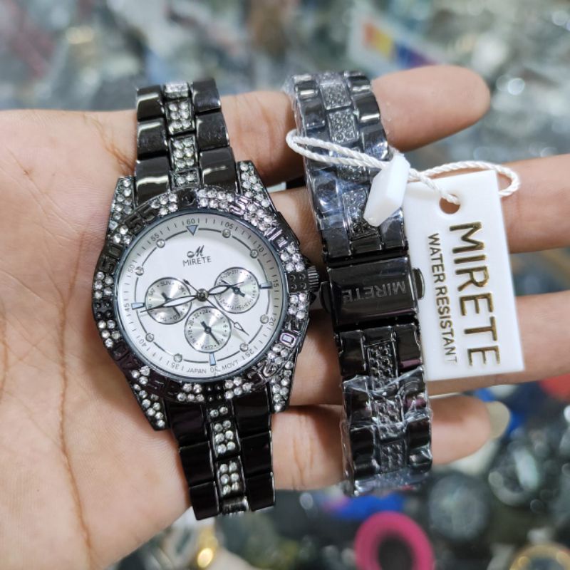 Jam Tangan Wanita Terbaru mewah || water resistan Murah || Jam Tangan Cewek stainlis tidak mudah luntur || Jam Tangan Wanita Kekinian viral dan Terlaris Bayar Di Rumah | Jam Tangan Wanita Motif Permata Mewah Elegan Quart Analog | Jam Tangan Cewek Tahan