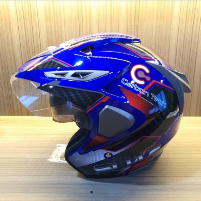 HELM SNI DOUBLE VISOR FORCE SU 12 SIZE M L XL