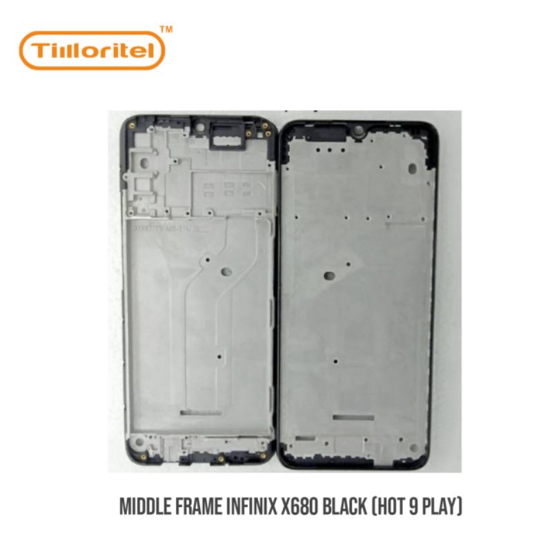 MIDDLE FRAME INFINIX X680 BLACK (HOT 9 PLAY)