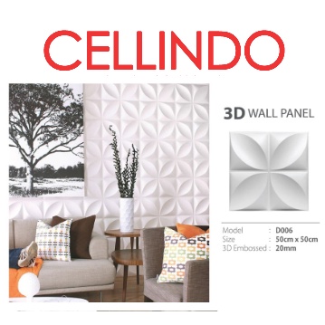 Wall Panel 3D PVC I Wallpanel Wallpaper Dinding 50 x 50 cm