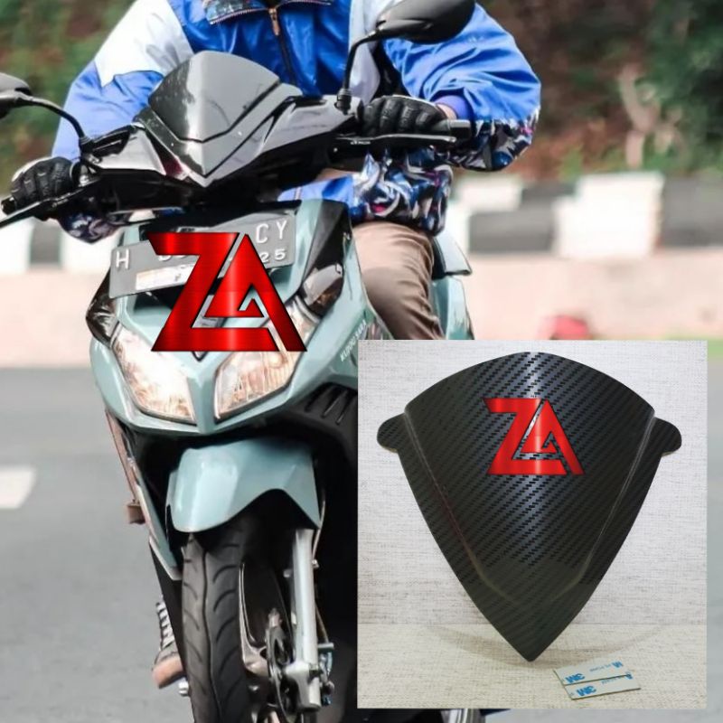 VISOR CARBON VARIO 110 TECHNO WINDSHIELD VARIO 110 KARBU