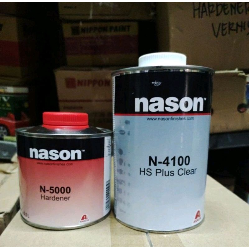 Clear Coat Nason Hs N-4100 Eceran 500ml Hardener 250 ml