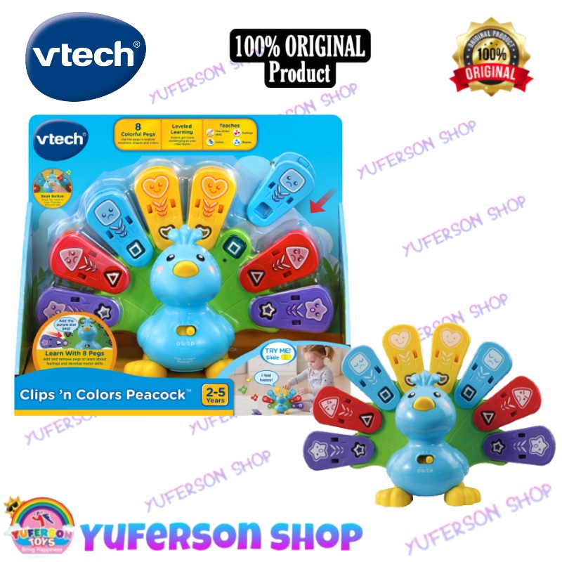 Vtech Toddler Feathers and Feelings Peacock Colourful
