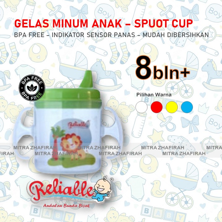 ✅MZ✅ RELIABLE Gelas Bayi Cangkir Bayi Aneka Warna RFS-5505 RELIABLE BABY CUP