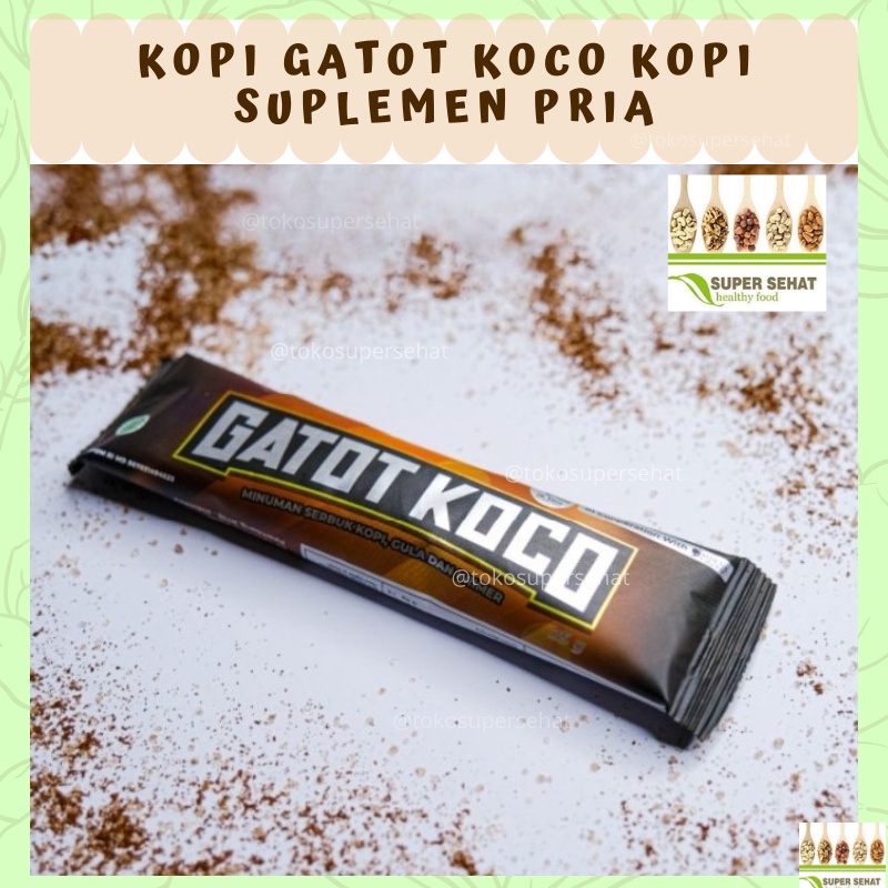 

Kopi Gatot Koco Dr Hen Kopi Suplemen Pria