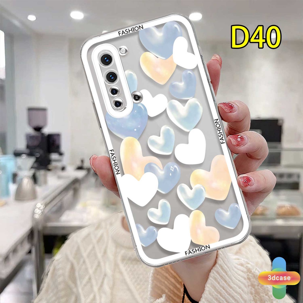 Casing Soft Case Realme C15 C21 C11 2021 C21Y C31 C35 C25 C20 C3 C12 C2 C25S 5S 5 5S 5i C17 7i C1 C25Y C2 C3i 6i C20A Narzo 20 10 10A 20A 30A A7 A5S A15 A16 Y12 Y20 Y15S A03 Couples Love Heart Anti-fall Case