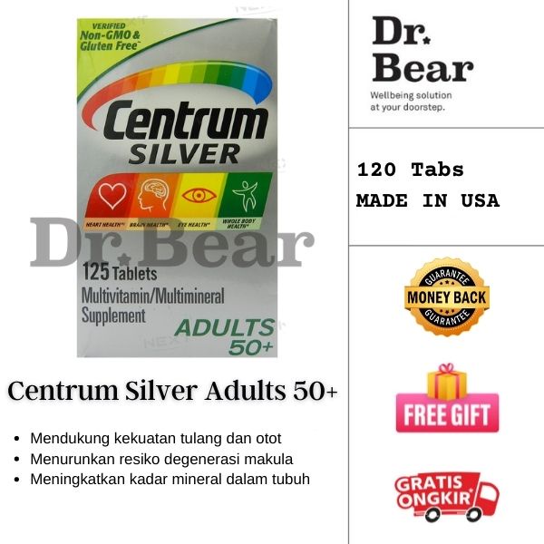 Centrum Silver Adults 50+ (125 Tablets)