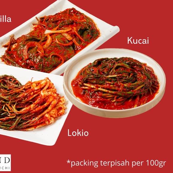 

Kimchi Mix 3 Special 300 gram (Perilla, Kucai, Lokio)