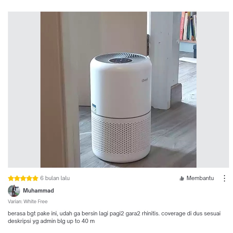 Levoit Core 300S Smart WIFI True HEPA Air Purifier USA Original Udara