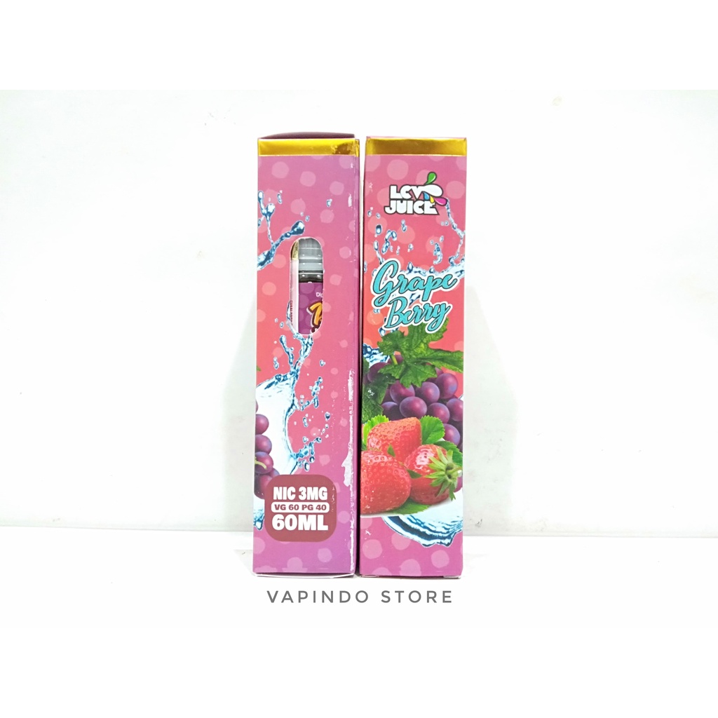 LCV GRAPE BERRY 60ML 3MG BY KING BREWERY PREMIUM E LIQUID VAPE VAPOR