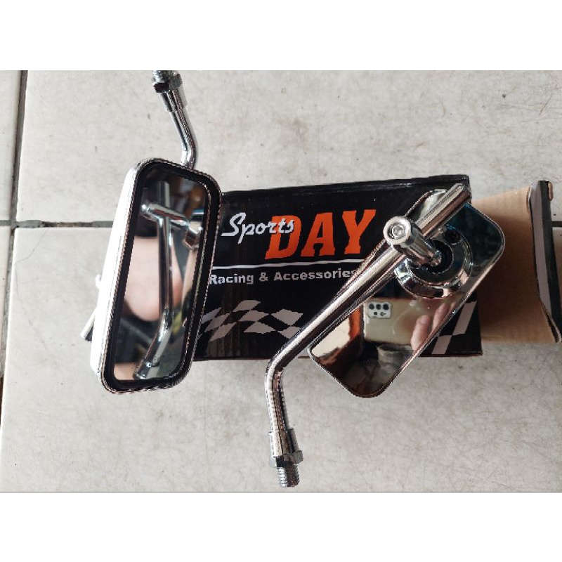 Spion Kotak Model Daytona Classic Crom khusus Honda