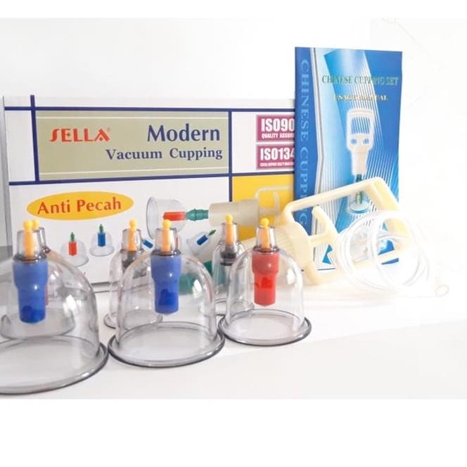 ALAT SELLA ISI 6 ORIGINAL / BEKAM SELLA 6 / KOP ANGIN BEKAM / ALAT BEKAM MURAH / CUPPING BEKAM ALAT 