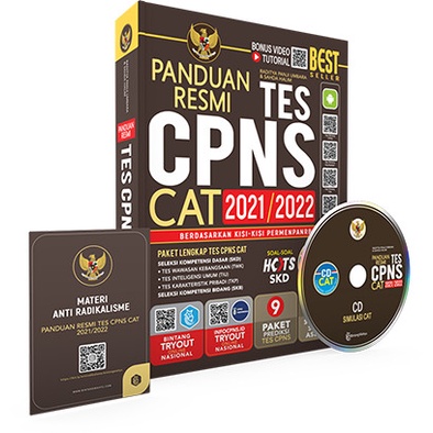 

✨COD✨ Buku PANDUAN RESMI TES CPNS CAT 2018/2029 - 2021/2022