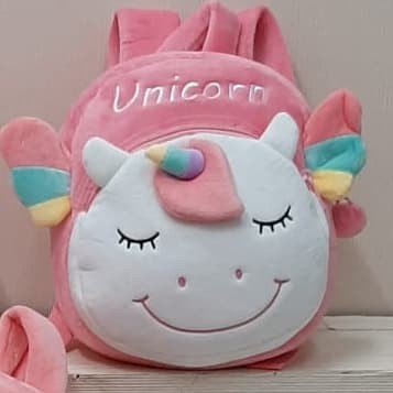TAS New model tas ransel boneka anak karakter unicorn sz M import - Fanta Putih(Z8V2) tas anak bt21 