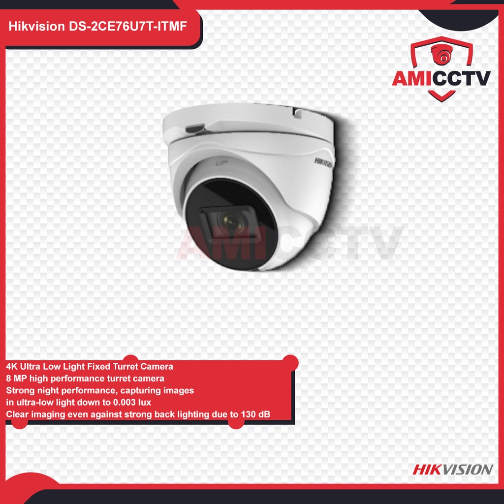 Camera CCTV Hikvision 8,3MP Indoor DS-2CE76U7T-ITMF