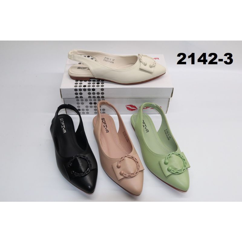 SENDAL SOFIYA FLAT WANITA IMPORT 2142 3