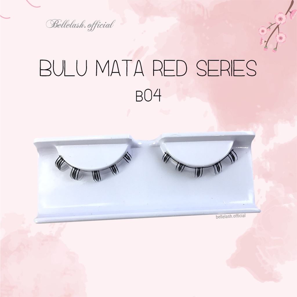 B04 Bulu Mata Bawah Palsu Handmade Natural False Eyelash Eye Lashes