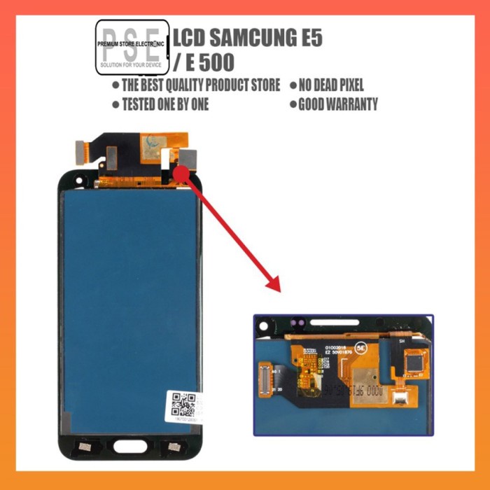 LCD Samsung E5 E500 ORIGINAL super Fullset Touchscreen